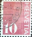 Stamps Switzerland -  Intercambio 0,20 usd 10 cent. 1970