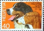 Stamps : Europe : Switzerland :  Intercambio ma4xs 0,25 usd 40 cent. 1983