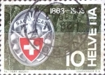 Sellos de Europa - Suiza -  Intercambio 0,20 usd 10 cent. 1963