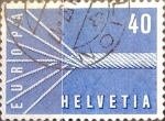 Stamps Switzerland -  Intercambio 0,35 usd 40 cent. 1957