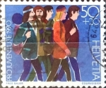 Stamps Switzerland -  Intercambio pxg 0,30 usd 50 + 20 cent. 1990
