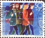 Stamps Switzerland -  Intercambio cr1f 0,30 usd 50 + 20 cent. 1990