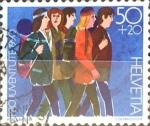 Stamps Switzerland -  Intercambio 0,30 usd 50 + 20 cent. 1990