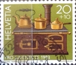 Stamps Switzerland -  Intercambio 0,20 usd 20 + 10 cent. 1983