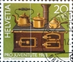 Stamps Switzerland -  Intercambio pxg 0,20 usd 20 + 10 cent. 1983