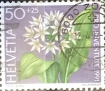Stamps Switzerland -  Intercambio pxg 0,40 usd 50 + 25 cent. 1991