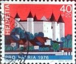 Stamps Switzerland -  Intercambio 0,30 usd 40 + 20 cent. 1976