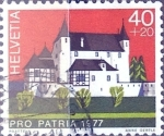 Stamps Switzerland -  Intercambio 0,35 usd 40 + 20 cent. 1977