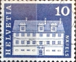 Stamps : Europe : Switzerland :  Intercambio 0,20 usd 10 cent. 1968