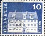 Stamps : Europe : Switzerland :  Intercambio 0,20 usd 10 cent. 1968