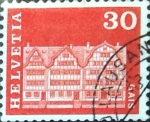Stamps Switzerland -  Intercambio 0,20 usd 30 cent. 1968
