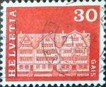 Stamps : Europe : Switzerland :  Intercambio 0,20 usd 30 cent. 1968