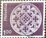 Stamps Switzerland -  Intercambio 0,20 usd 1 fr.  1974