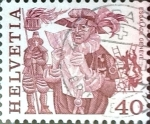 Stamps Switzerland -  Intercambio 0,20 usd 40 cent. 1977