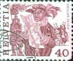 Stamps Switzerland -  Intercambio 0,20 usd 40 cent. 1977