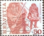 Stamps Switzerland -  Intercambio 0,20 usd 50 cent. 1977