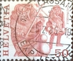 Stamps : Europe : Switzerland :  Intercambio 0,20 usd 50 cent. 1977