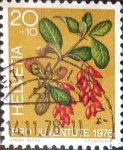 Stamps Switzerland -  Intercambio 0,20 usd 20 + 10 cent. 1976