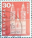 Stamps : Europe : Switzerland :  Intercambio 0,20 usd 30 cent. 1960