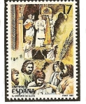 Stamps Spain -  Fiestas Populares - El misterio de Elche