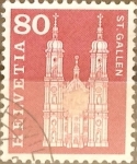 Stamps Switzerland -  Intercambio 0,20 usd 80 cent. 1960