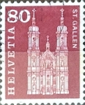 Stamps Switzerland -  Intercambio 0,20 usd 80 cent. 1960