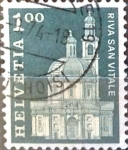 Stamps Switzerland -  Intercambio 0,20 usd 1 fr.  1968
