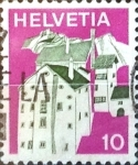 Stamps : Europe : Switzerland :  Intercambio 0,20 usd 10 cent.  1973