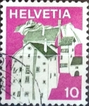 Stamps Switzerland -  Intercambio 0,20 usd 10 cent.  1973