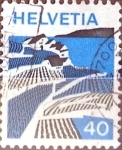 Stamps Switzerland -  Intercambio 0,20 usd 40 cent.  1973