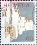 Stamps Switzerland -  Intercambio 0,25 usd 60 cent.  1973