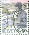 Stamps Switzerland -  Intercambio 0,35 usd 50 cent. 1987