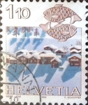Stamps Switzerland -  Intercambio 0,30 usd 1,10 fr. 1982