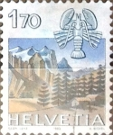 Stamps : Europe : Switzerland :  Intercambio 0,30 usd 1,70 fr. 1983