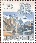 Sellos de Europa - Suiza -  Intercambio 0,30 usd 1,70 fr. 1983