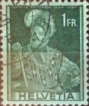 Stamps Switzerland -  Intercambio 0,20 usd 1 fr. 1941