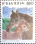 Stamps Switzerland -  Intercambio 0,80 usd 100 cent. 1993