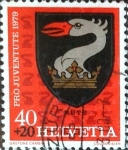 Stamps Switzerland -  Intercambio cxrf 0,25 usd 40 + 20 cent. 1979