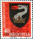 Stamps : Europe : Switzerland :  Intercambio cxrf 0,25 usd 40 + 20 cent. 1979
