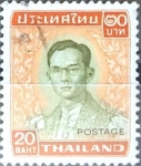 Stamps Thailand -  Intercambio 1,10 usd 20 b. 1972