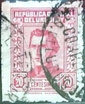 Sellos de America - Uruguay -  Intercambio 0,20 usd  20 cent. 1951