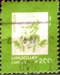 Sellos de America - Uruguay -  Intercambio 0,70 usd  200 p. 1988