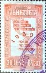 Stamps Venezuela -  Intercambio ma2s 0,20 usd  30 l. 1950
