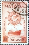 Stamps : America : Venezuela :  Intercambio 0,20 usd  10 cent. 1952