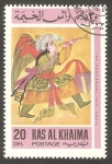 Stamps United Arab Emirates -  El Arcangel