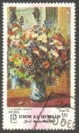Stamps United Arab Emirates -  Umm al Qiwain - 18 - Pintura de Renoir