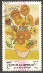 Stamps United Arab Emirates -  Umm al Qiwain - 18 - Pintura de Van Gogh