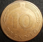 monedas de Europa - Alemania -  1980 (Reverso)
