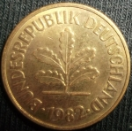 monedas de Europa - Alemania -  1982 (Anverso)