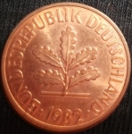 monedas de Europa - Alemania -  1982 (Anverso)